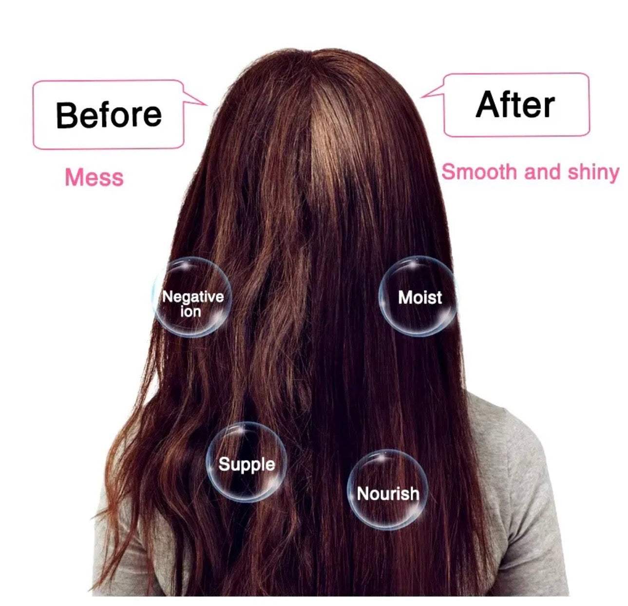 Professional hot air brush for salon-quality results