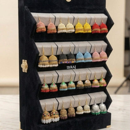 Premium 16 Pairs Jhumka Box