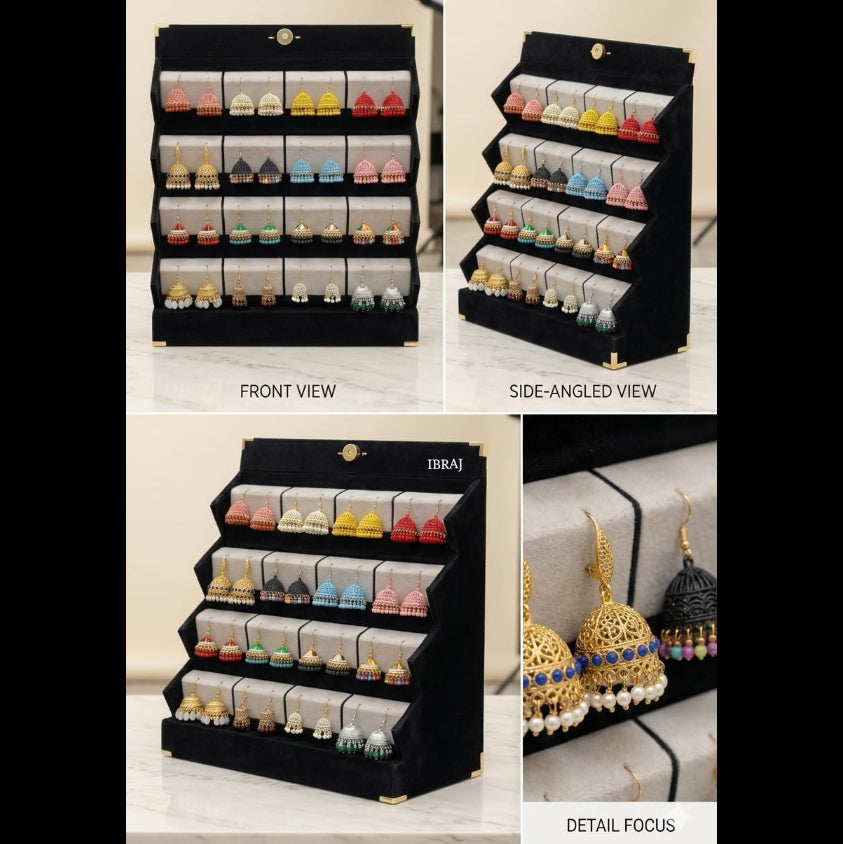 Premium 16 Pairs Jhumka Box