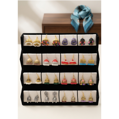 Premium 16 Pairs Jhumka Box