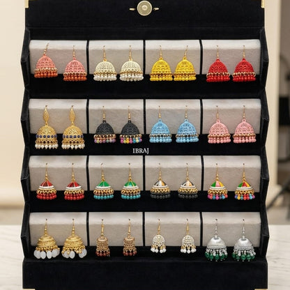 Premium 16 Pairs Jhumka Box
